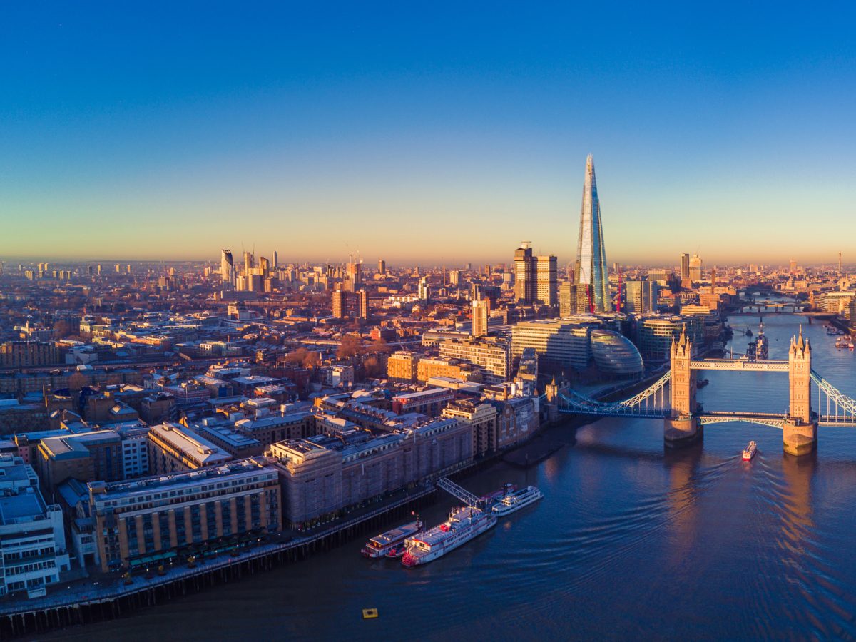 Aerial,Panoramic,Cityscape,View,Of,London,And,The,River,Thames,
